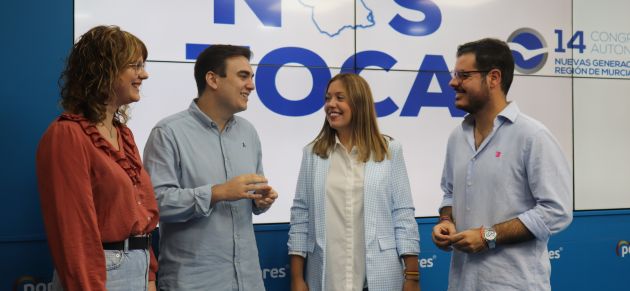 Nuevas Generaciones de la Región celebra este sábado su XIV Congreso Autonómico con la presencia de López Miras y Bea Fanjul